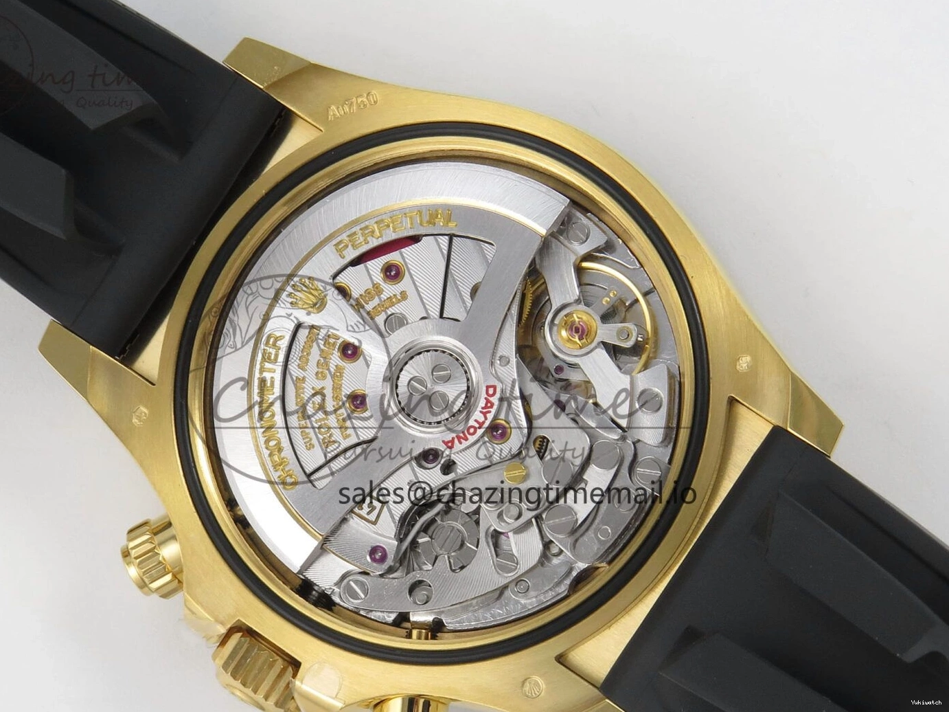 on Dial Daytona 1:1 YG Strap THBF Black SH4131 Edition Best 126518LN Oysterflex 0223